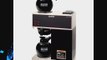 BUNN 12-Cup Pourover Commercial Coffee Brewer w/2 Warmers (Silver and Black) (20.7H x 16.2W