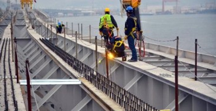 İzmit Körfez Geçiş Köprüsü'nün İki Yakası Birleşti