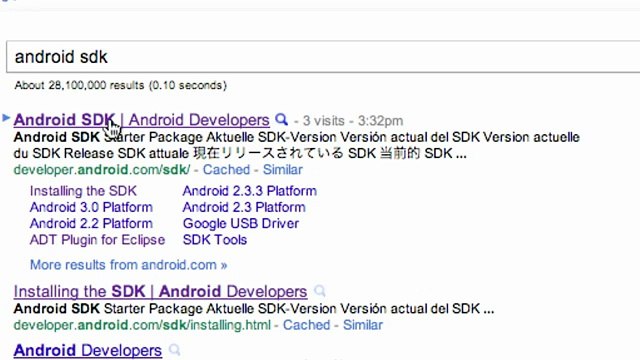 Android Application Development - 3 - Installing Android SDK and Set up Emulator