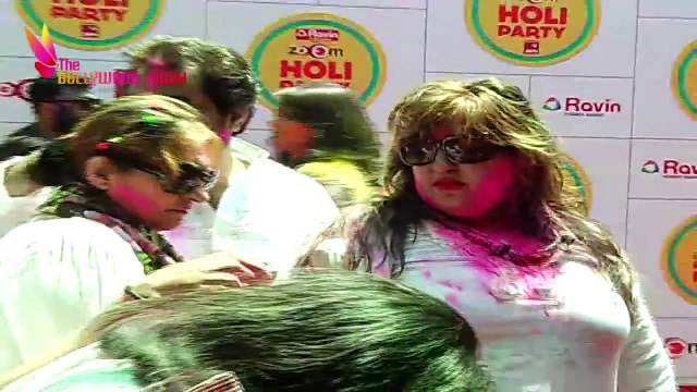 Zoom Holi Party 2015 | Rakhi Sawant, Poonam Pandey, Sana Khan