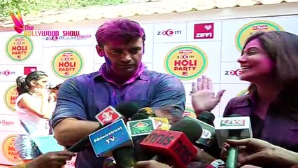 Sangram Singh & Payal Rohatgi @ Zoom Holi Party 2015