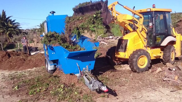 Husmann HFG-2 déchets verts pépiniere broyeur a marteaux