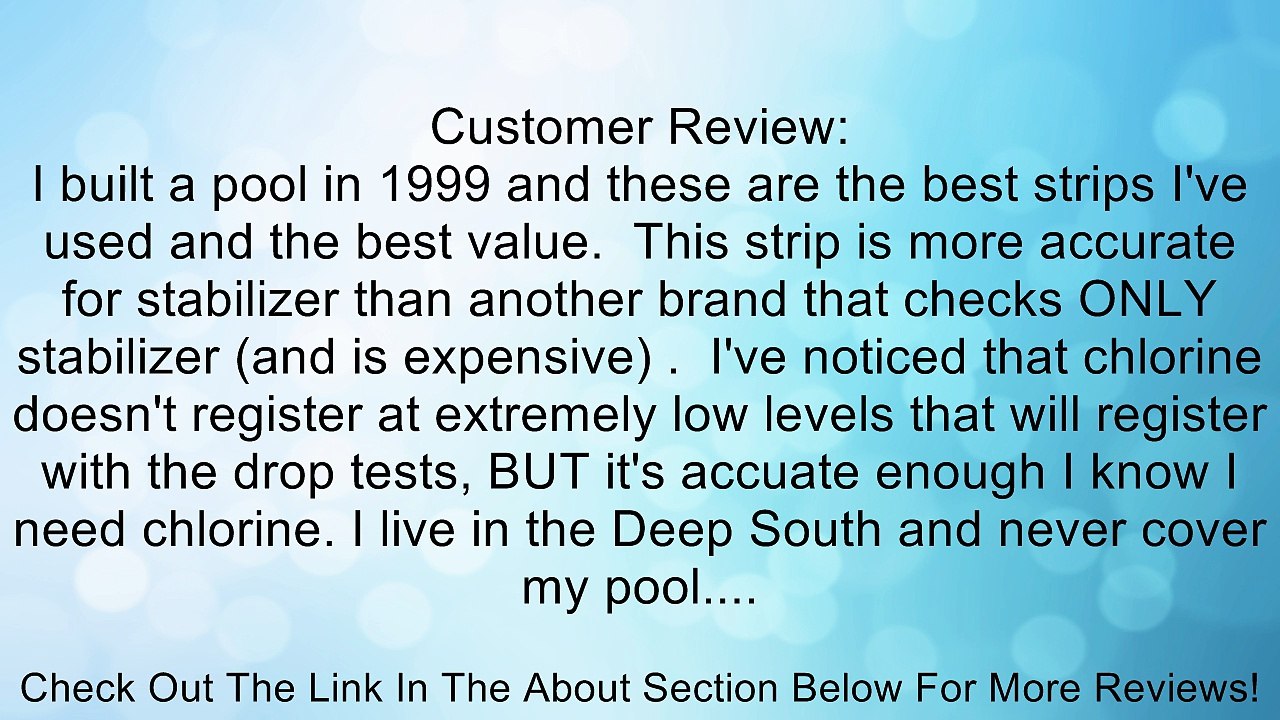 Lamotte Insta Test 6 Pool & Spa Strips Review