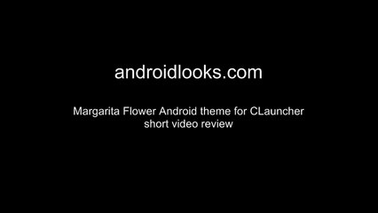 Margarita Flower Theme With Cool Design For Android Smartphone