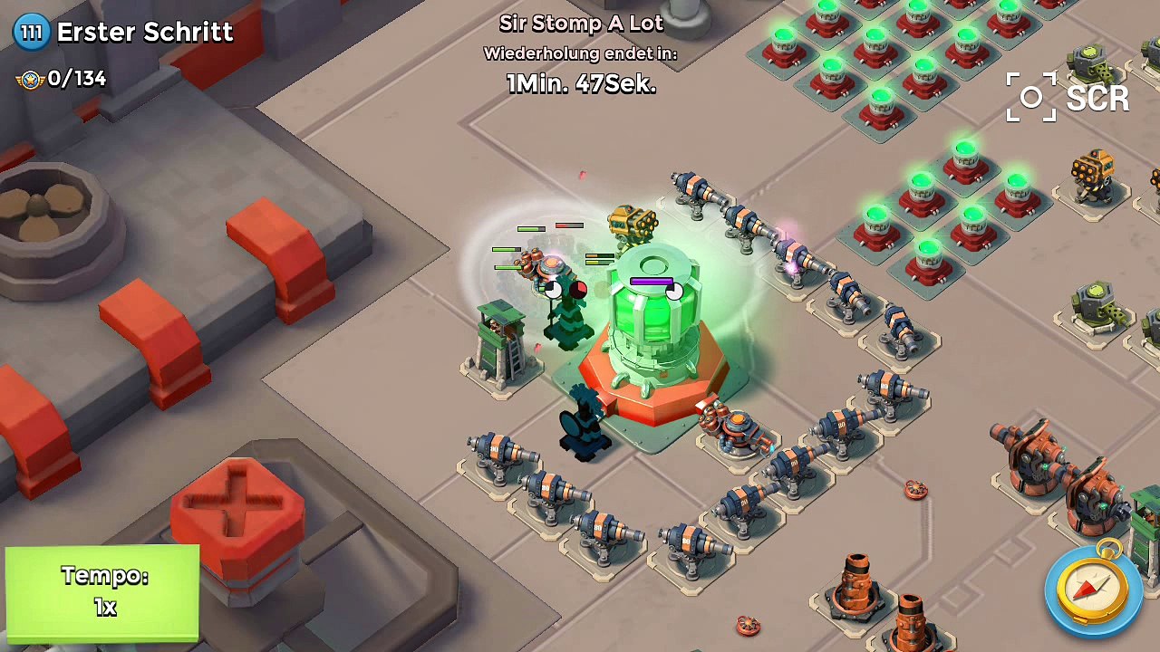 Erster Schritt mit Warriors 1 Angriff