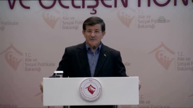 Davutoğlu: O Çocuklar Bizim Çocuklarımız, Hepsi Bizim Çocuklarımız