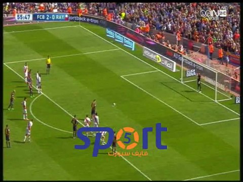 هدف برشلونة الثالث في ريو فاليكانو ميسي