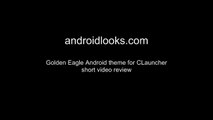 Golden Eagle Theme With Lovely Icons For Android Gadget