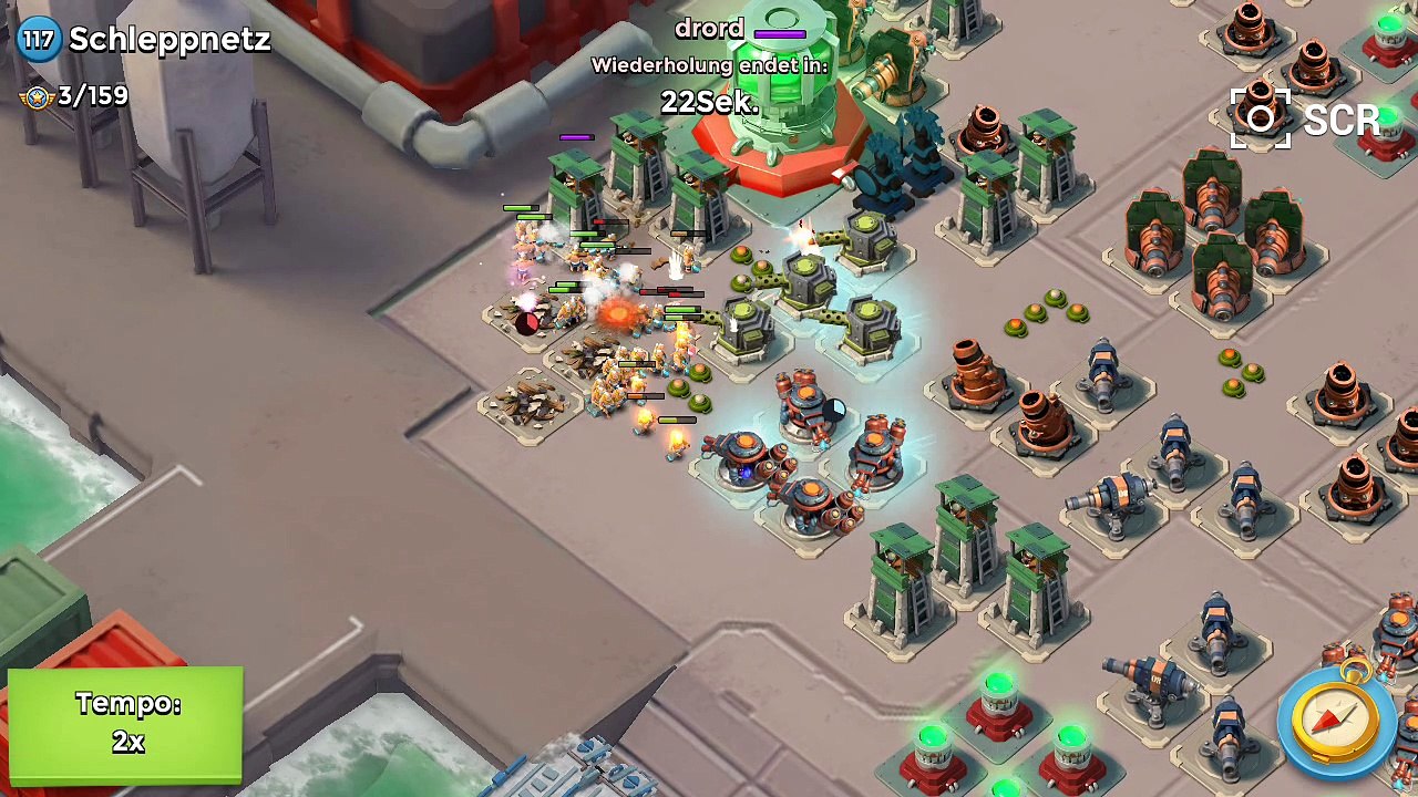 Schleppnetz mit Hookas und Warriors 2 Angriffe