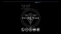 Psycho-Pass Theme With Custom Icon pack For Android Homescreen