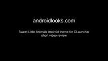 Sweet Little Animals - Free Theme With Good-Looking Icons For Android Smartphone