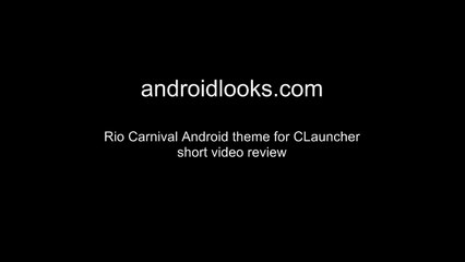 Rio Carnival Theme With Cool Design For Android Device