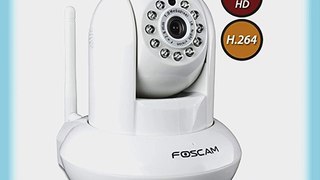 Foscam FI9821W Indoor Pan/Tilt H.264 720p Wireless IP Camera 1/5 Color CMOS Sensor F: 3.6mm
