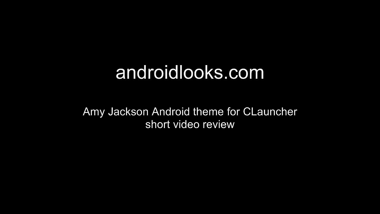 Amy Jackson Theme With Nice Icons For Android Gadget
