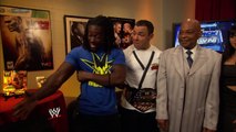 Kofi Kingston, Santino Marella, Teddy Long, Aksana, Zack Ryder, Hornswoggle and The Great Khali Backstage Segment