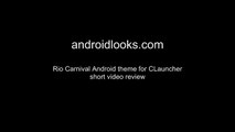 Rio Carnival - Free Theme With Lovely Icons For Android Homescreen
