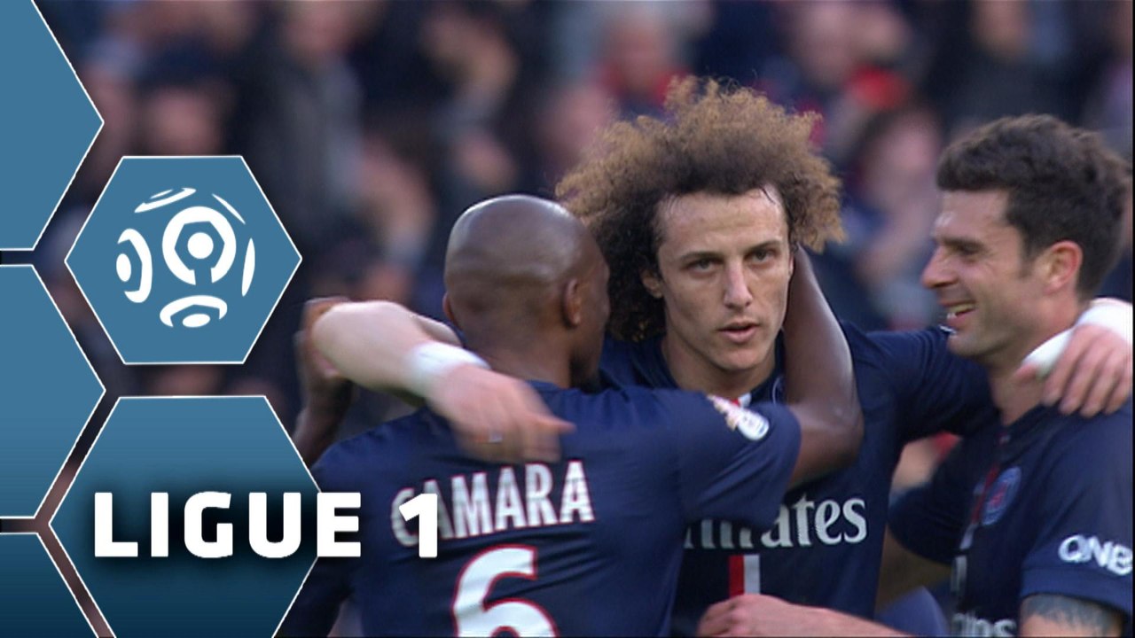 But David LUIZ (44ème) / Paris Saint-Germain - RC Lens (4-1) - (PSG - RCL) / 2014-15