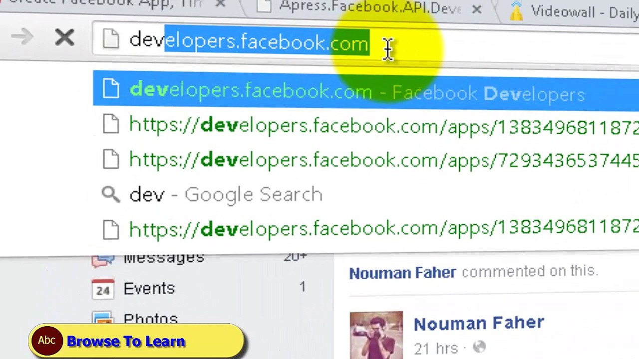 Facebook Application Development - Part:1