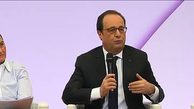Hollande défend l'égalité hommes-femmes, nécessaire pour l'efficacité de l'économie