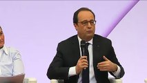 Hollande défend l'égalité hommes-femmes, nécessaire pour l'efficacité de l'économie