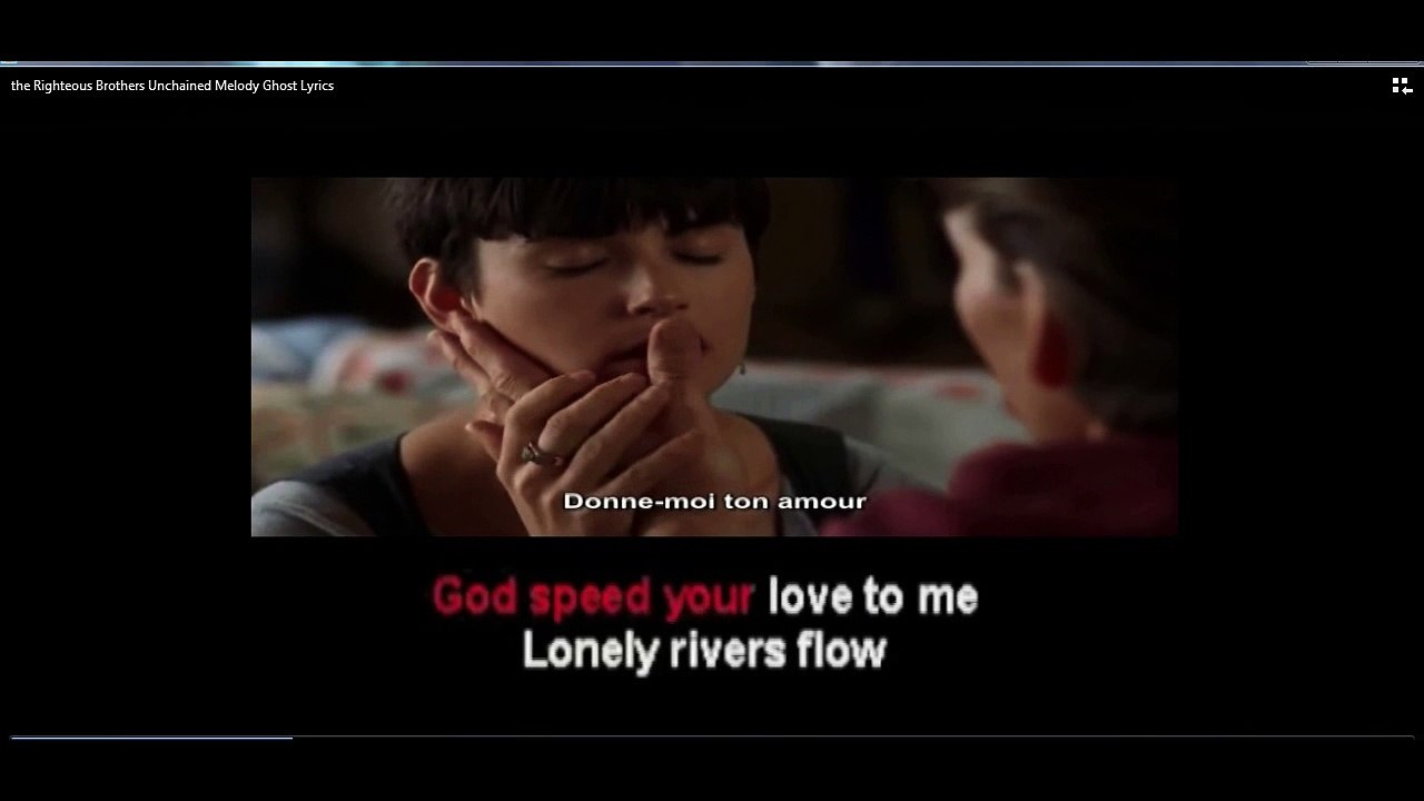freiss pierrette présente ma vie en chanson mon fantôme d'amour 1990 The Righteous Brothers Unchained Melody Karaoke lyrics traduction français