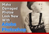 Adobe Photoshop Tutorial - How to Restore Old and Damaged Photos (Simple Photo Editing)