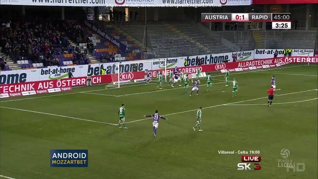 Lukas Rotpuller 1:1 | Austria Wien - Rapid 08.03.2015 HD