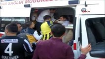 Nazilli Belediyespor-Altay Maçında Olay: 1 Kişi Yaralandı 2-