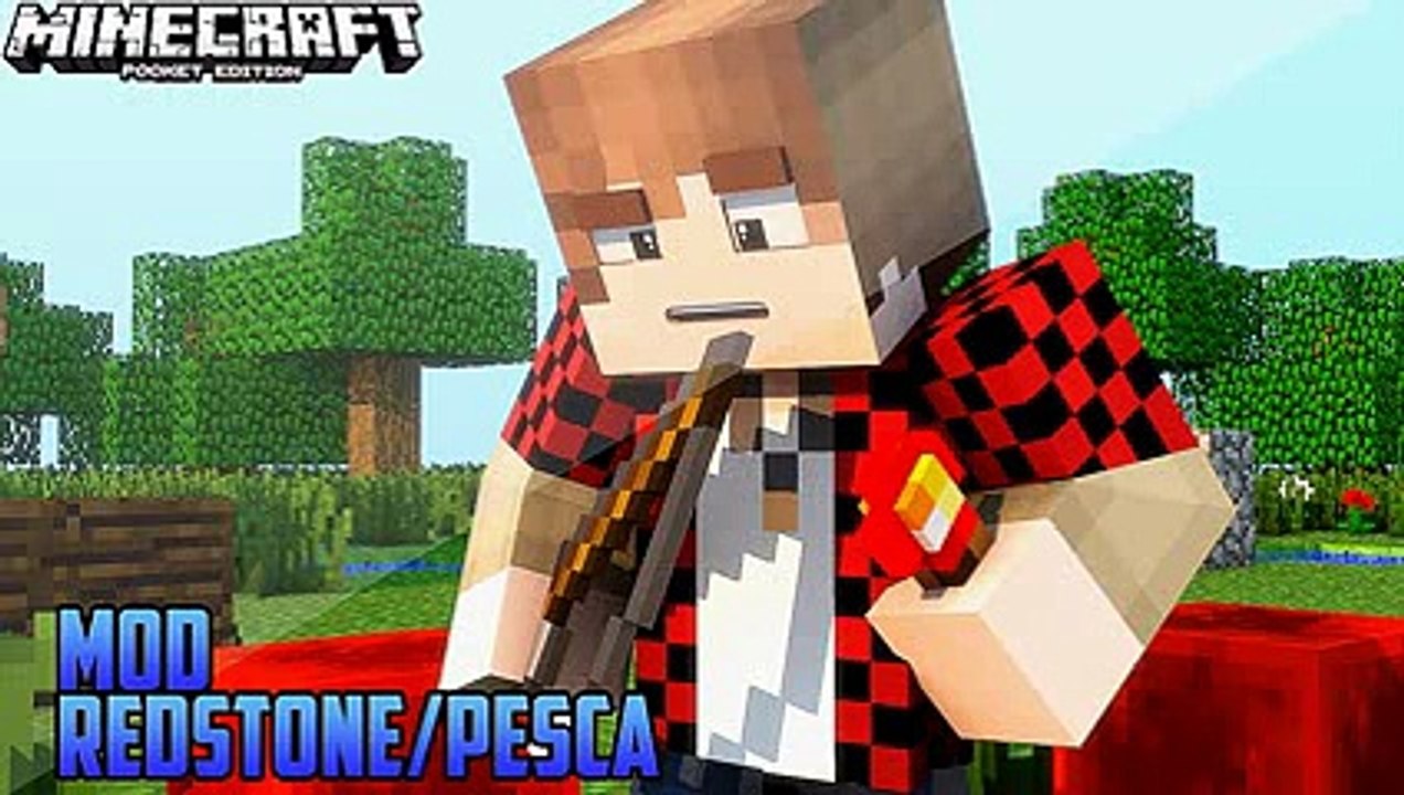 Redstone Mod Apk _ Fishing Mod ( Igual de Pc ) Para Minecraft Pe 0.10.5