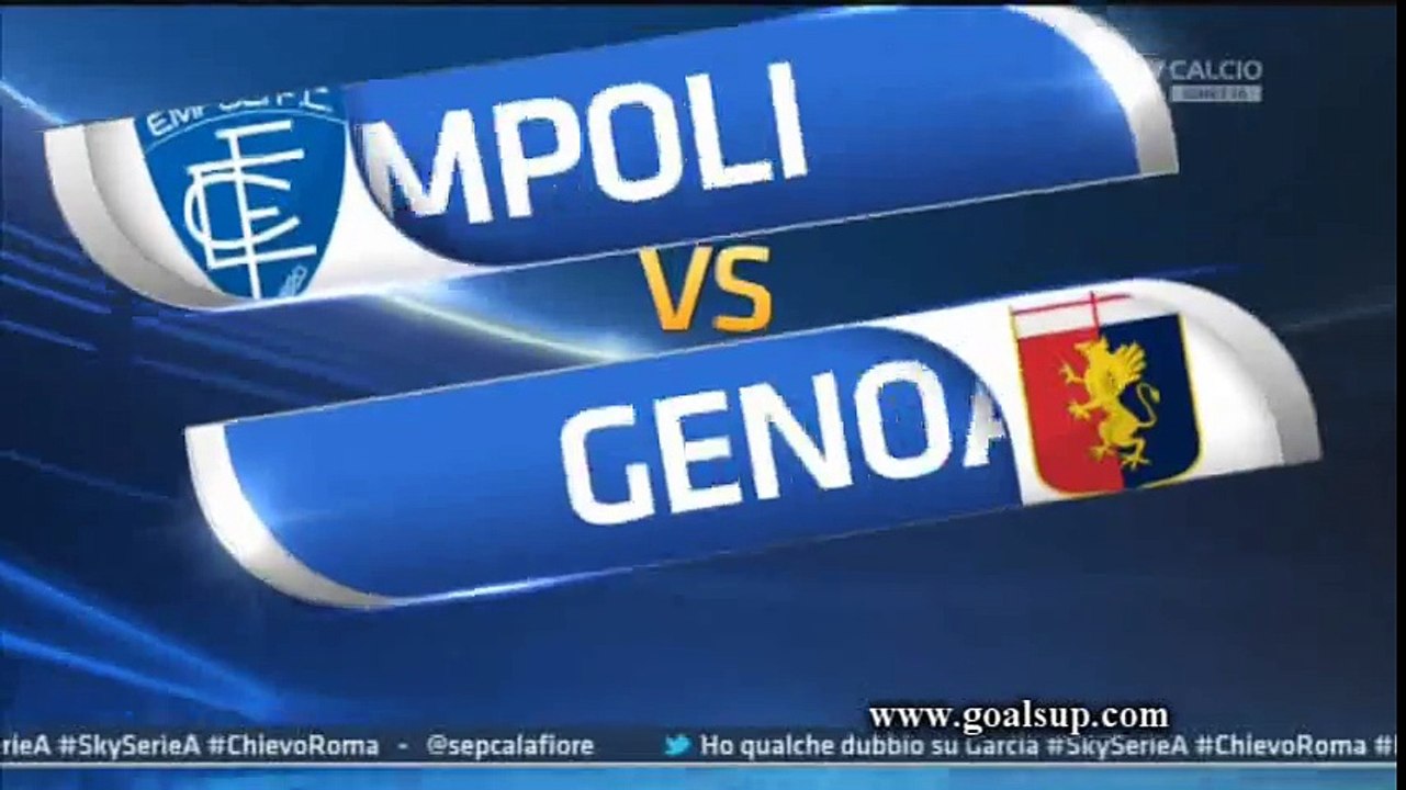 Empoli 1-1 Genoa Highlights-All Goals- Date -08 March 2015