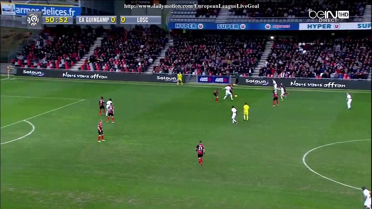 Nolan Roux 0:1 | Guingamp - Lille 08.03.2015 HD