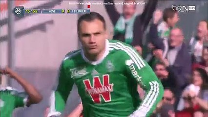 Yohan Mollo 1:0 | Saint Etienne - Lorient 08.03.2015 HD