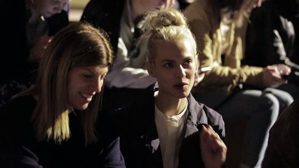 Post-show interview with Nadège Vanhee-Cybulski at Hermès