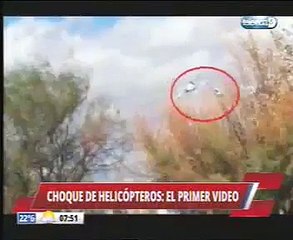 Vidéo de la collision entre les deux hélicoptères en Argentine