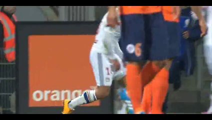 Goal Fekir - Montpellier 1-2 Lyon - 08-03-2015