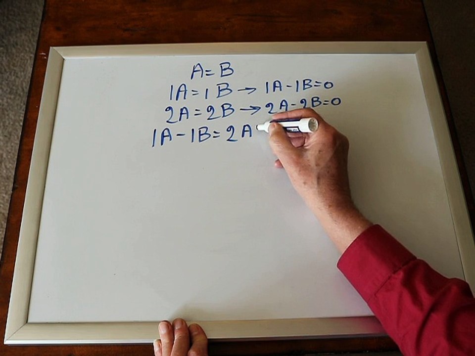 HOW TO: proof that 1=2.