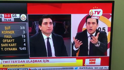 GS TV'de Kuyt'ın gol attığı an