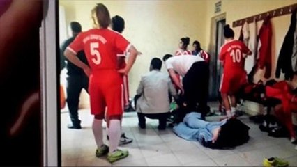 Sahaya Giren Taraftarlar, 9 Kadın Futbolcuyu Yaraladı