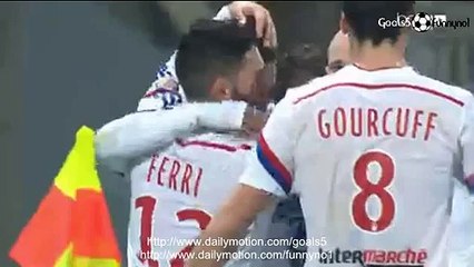 Fekir N Goal Montpellier 1 - 2 Lyon Ligue 1 8-3-2015