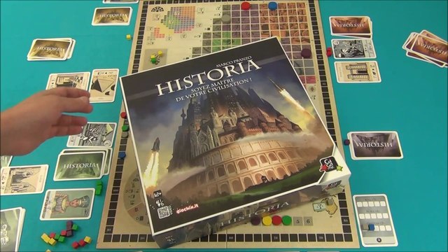 Vidéorègle #392: Le jeu de société Historia expliqué en vidéo