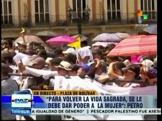 Colombia: participa alcalde Petro en conmemoración del Día de la mujer