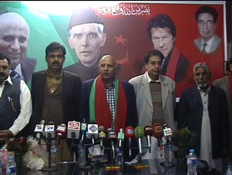 سابق چئیرمین انسانی حقو ق ریاض فتیانہ کی رہائش گاہ پر چوہدری سرور کی پریس کانفرنس