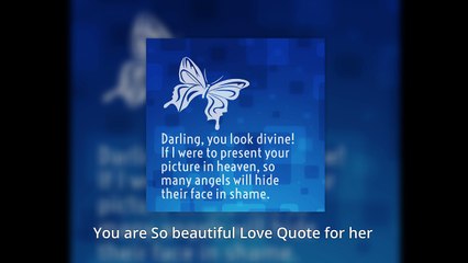 You are So Beautiful Quotes for her