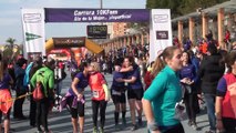 LLegadas por tiempo. Carrera de la Mujer Deportista Valencia 2015 /2