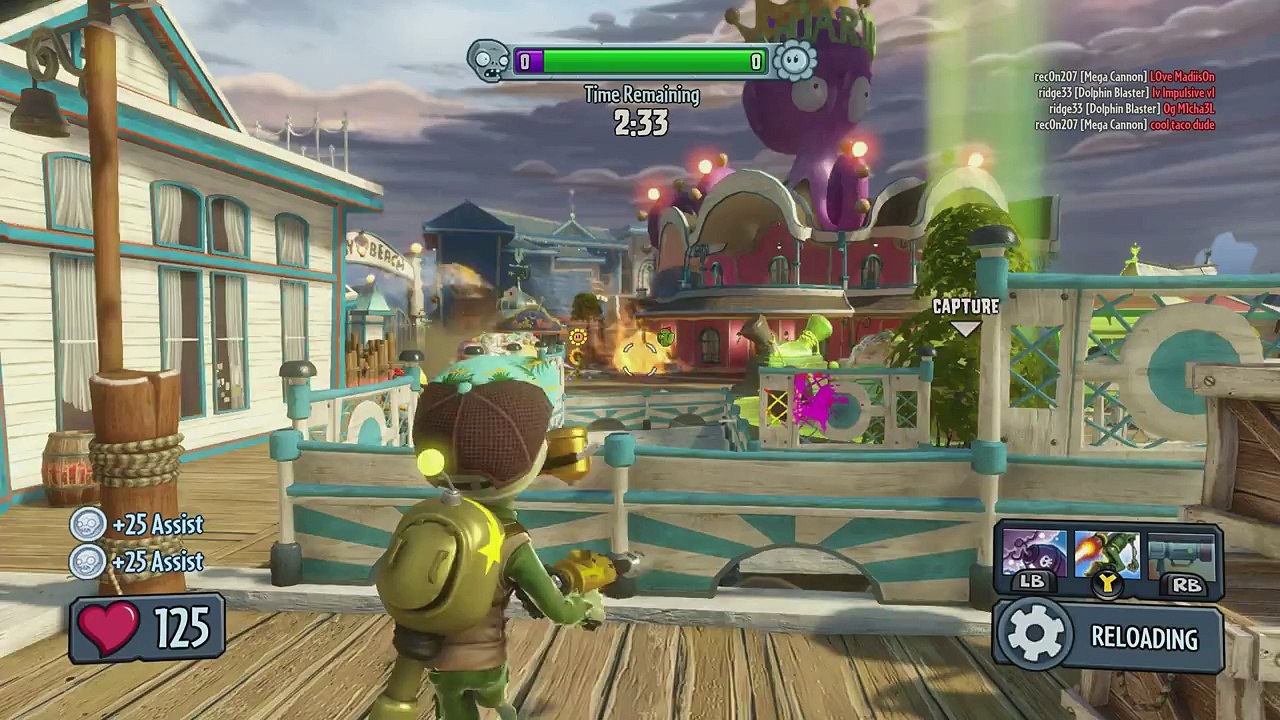 Plants Vs. Zombies  Garden Warfare Zomboss Down Battle