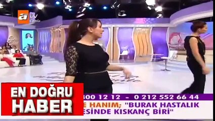 İzdivaç programında gelinle damadın kavgası