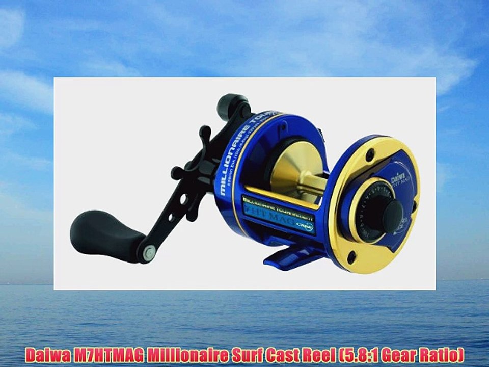 Daiwa M7HTMAG Millionaire Surf Cast Reel (5.8:1 Gear Ratio)