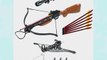 150LB Hunting Crossbow Wood Handle   80LB Crossbow   4X20 Scope  10 Bolts/Arrows