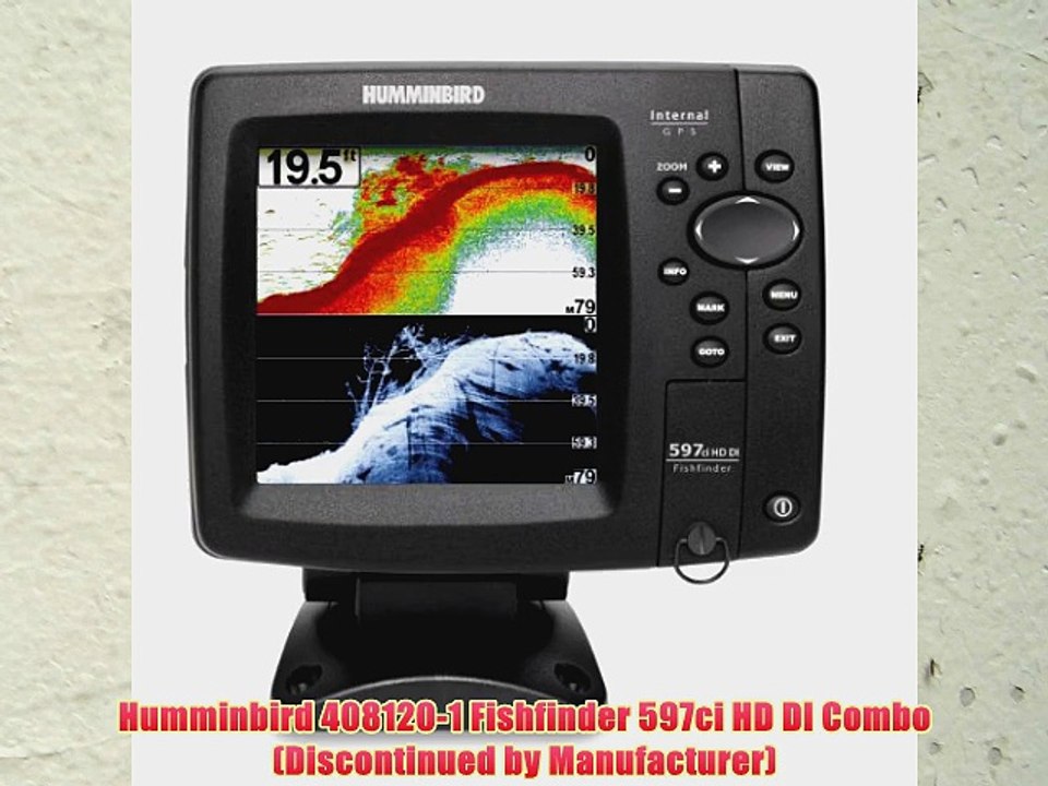 Humminbird 408120-1 Fishfinder 597ci HD DI Combo (Discontinued by Manufacturer)