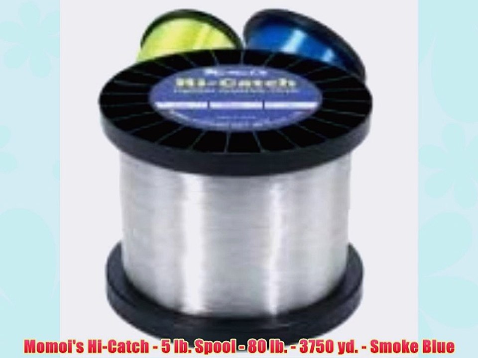 Momoi's Hi-Catch - 5 lb. Spool - 80 lb. - 3750 yd. - Smoke Blue